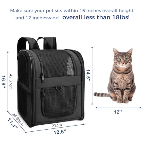 Apollo Walker Pet Carrier Backpack for Cats & Small Dogs