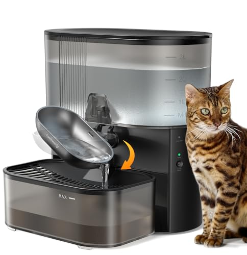 FEELNEEDY 3.5L Filter-Free Wireless Pet Water Fountain
