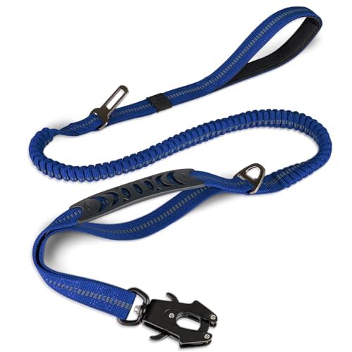 Joytale Tactical Bungee Dog Leash, Shock Absorbing No Pull