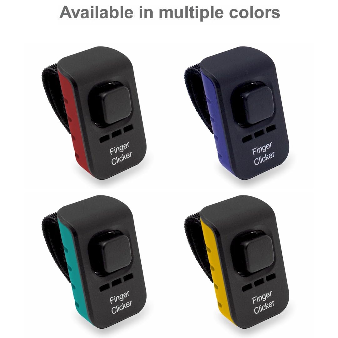 Educator Dog Training Finger Clicker with Audible Sound for Positive Reinforcement, Behavior and Obedience Pet Trainer