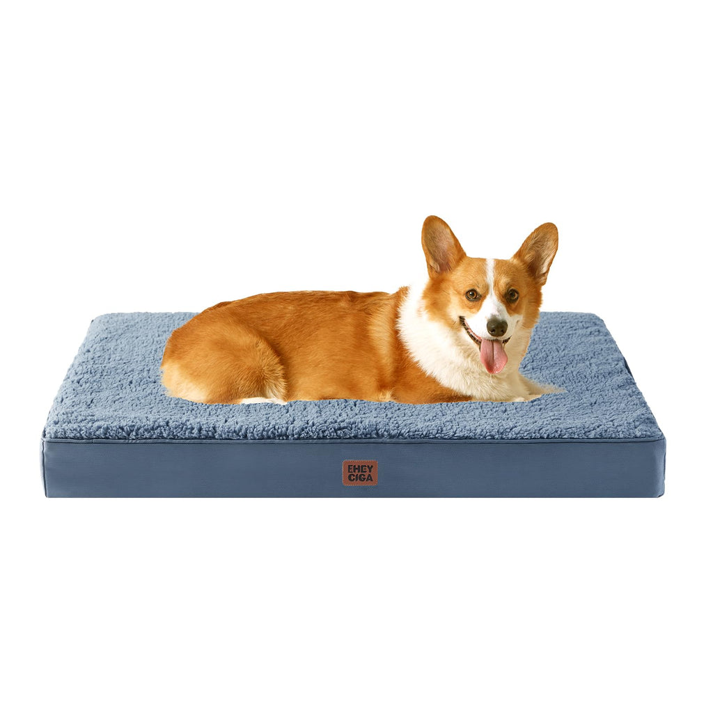 EHEYCIGA Orthopedic Dog Beds for Dogs with Removable Washable Cover for Crate