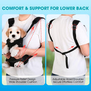 Mosago Hands-Free Dog Backpack Carrier for Travel