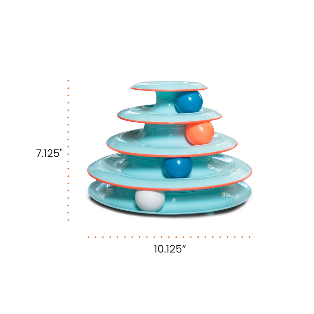 Catstages Cat Track Toy, Rolling Ball Toy for Indoor Cats