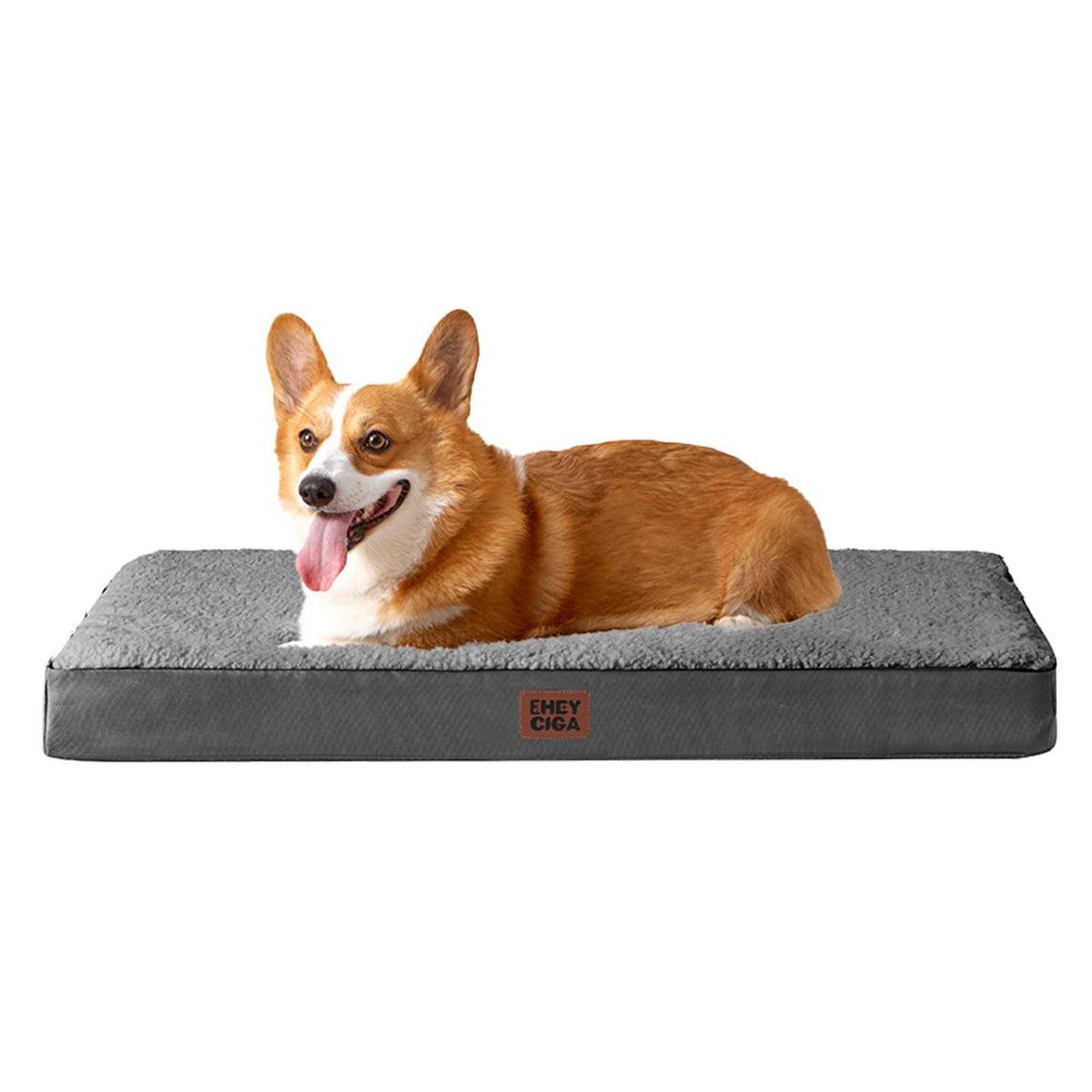 EHEYCIGA Orthopedic Dog Beds for Dogs with Removable Washable Cover for Crate