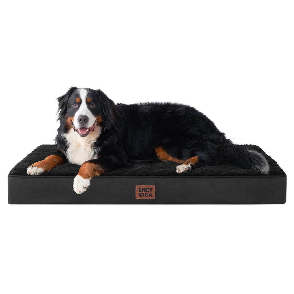 EHEYCIGA Orthopedic Dog Beds for Dogs with Removable Washable Cover for Crate