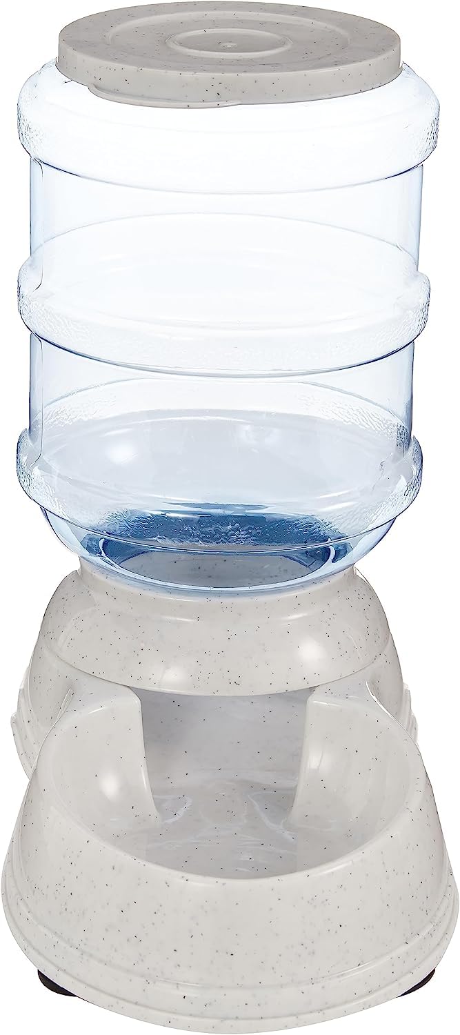 Amazon Basics Gravity Pet Food Feeder and Water Dispensers