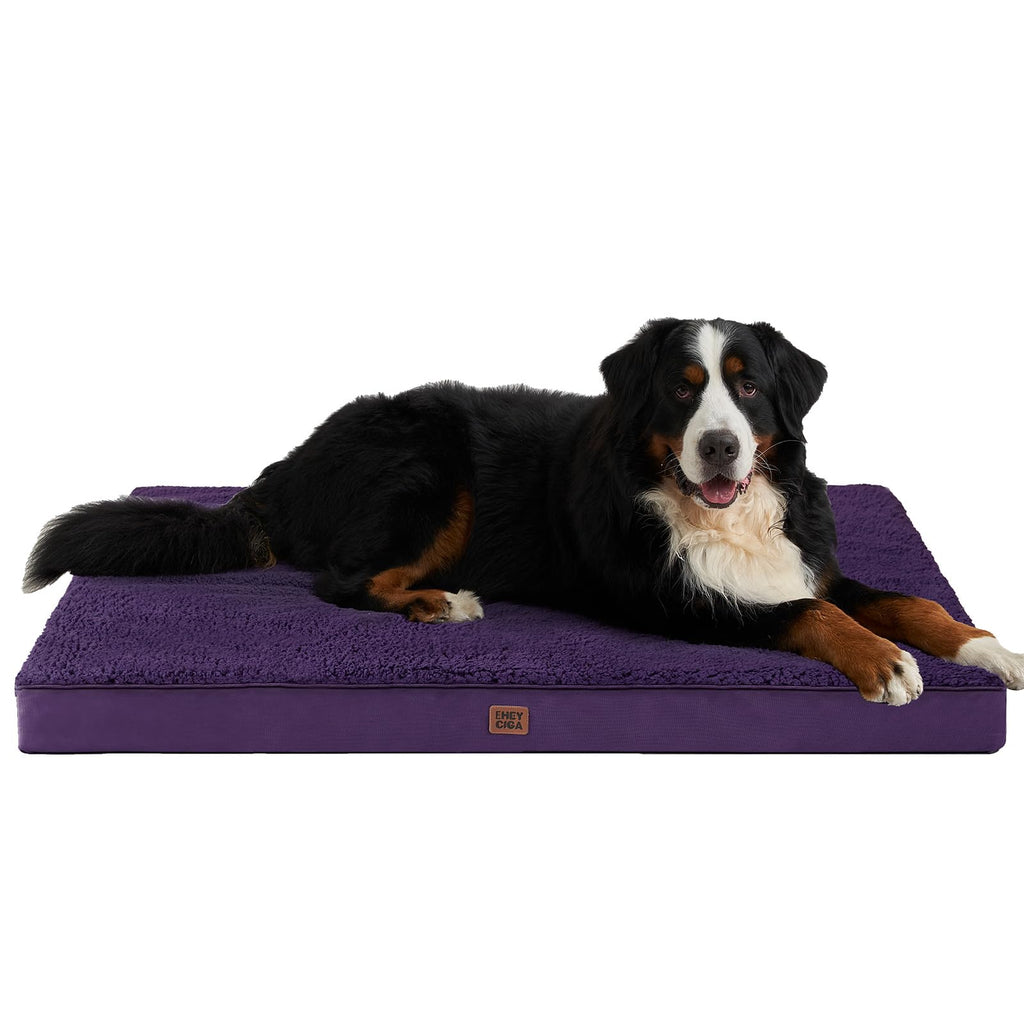 EHEYCIGA Orthopedic Dog Beds for Dogs with Removable Washable Cover for Crate