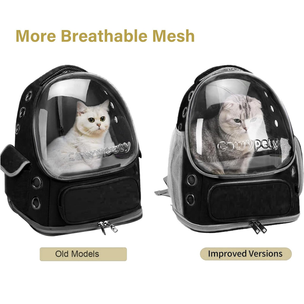 Cawypety Foldable Bubble Pet Backpack for Cats & Small Dogs