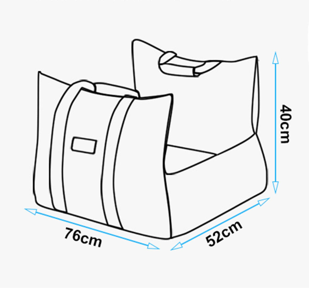 LoKori Car Seat for Medium Dogs, Portable Travel Bed with Booster Seat and Safety Belt, Bed with Storage Pockets and Non-Slip Base