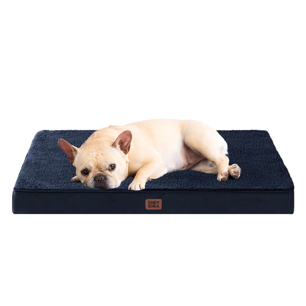 EHEYCIGA Orthopedic Dog Beds for Dogs with Removable Washable Cover for Crate