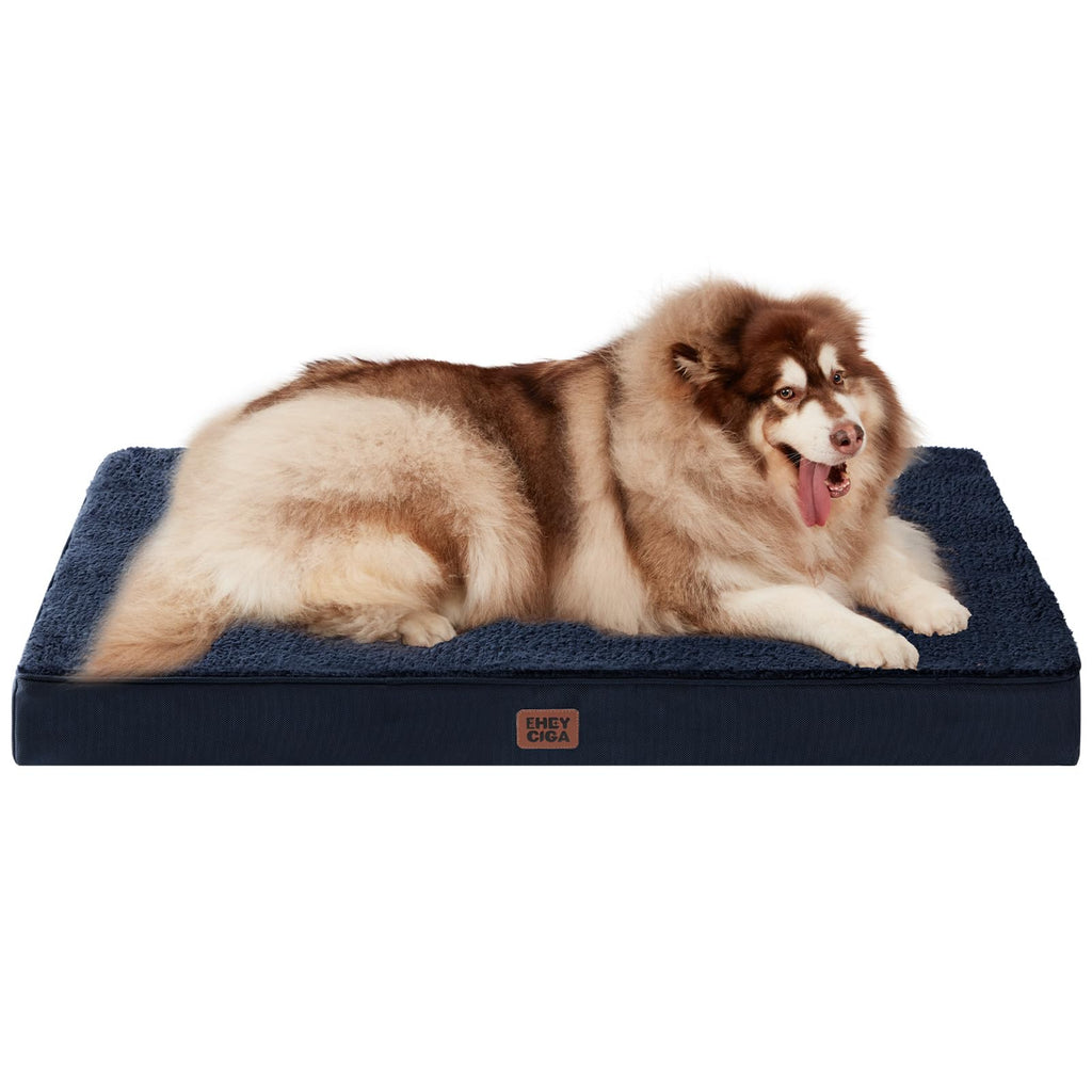 EHEYCIGA Orthopedic Dog Beds for Dogs with Removable Washable Cover for Crate