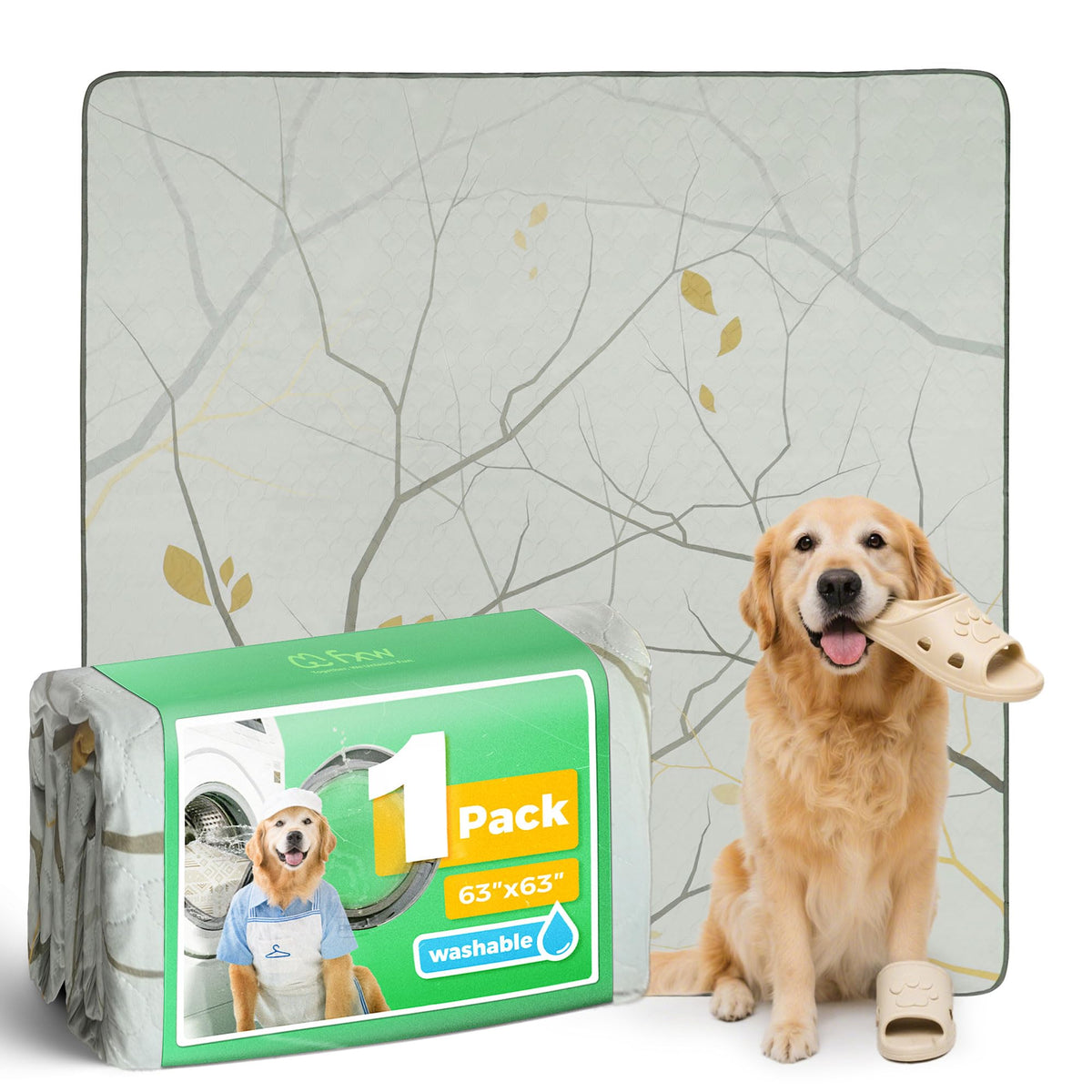 FXW Washable Pee Pads for Dogs, Super Absorbent