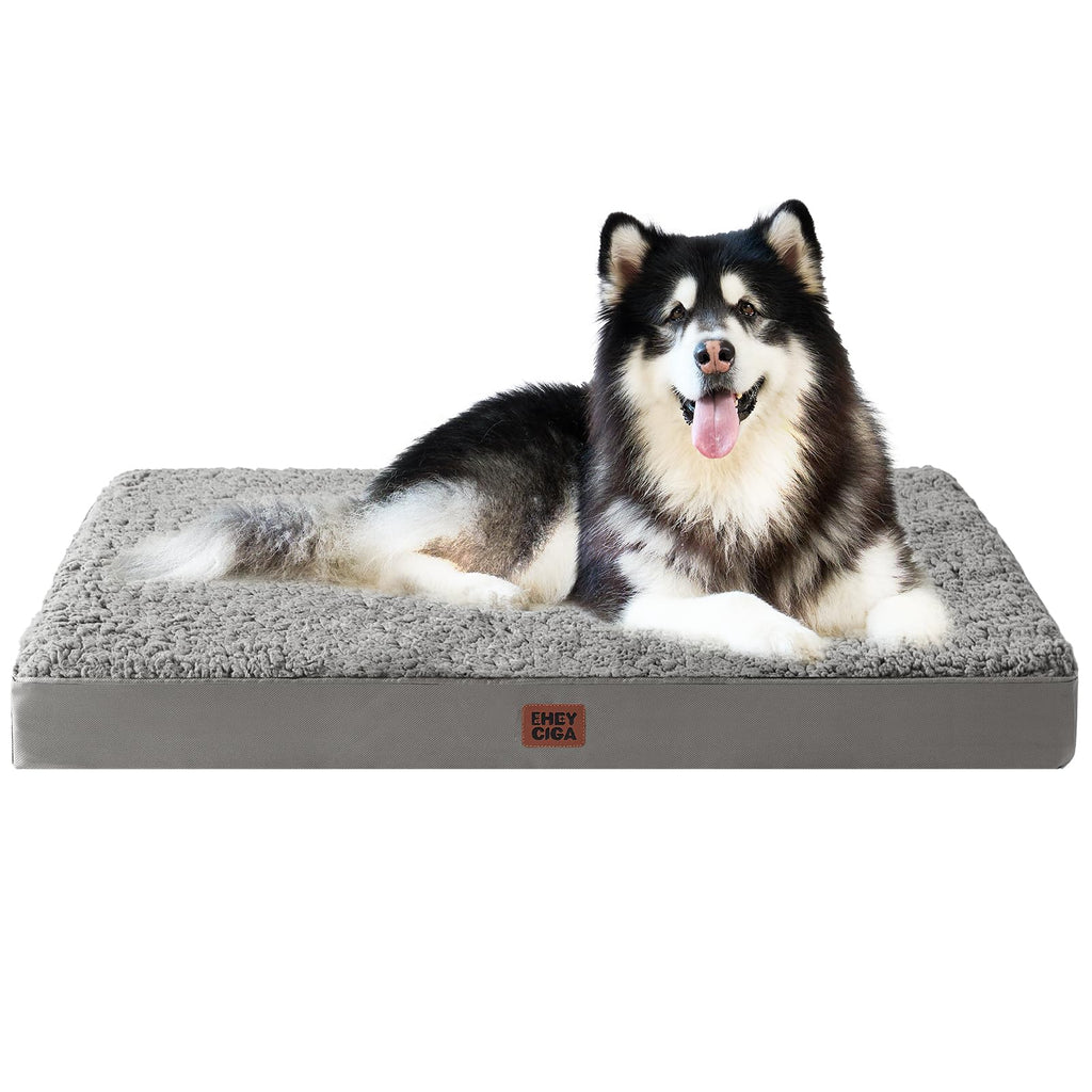 EHEYCIGA Orthopedic Dog Beds for Dogs with Removable Washable Cover for Crate