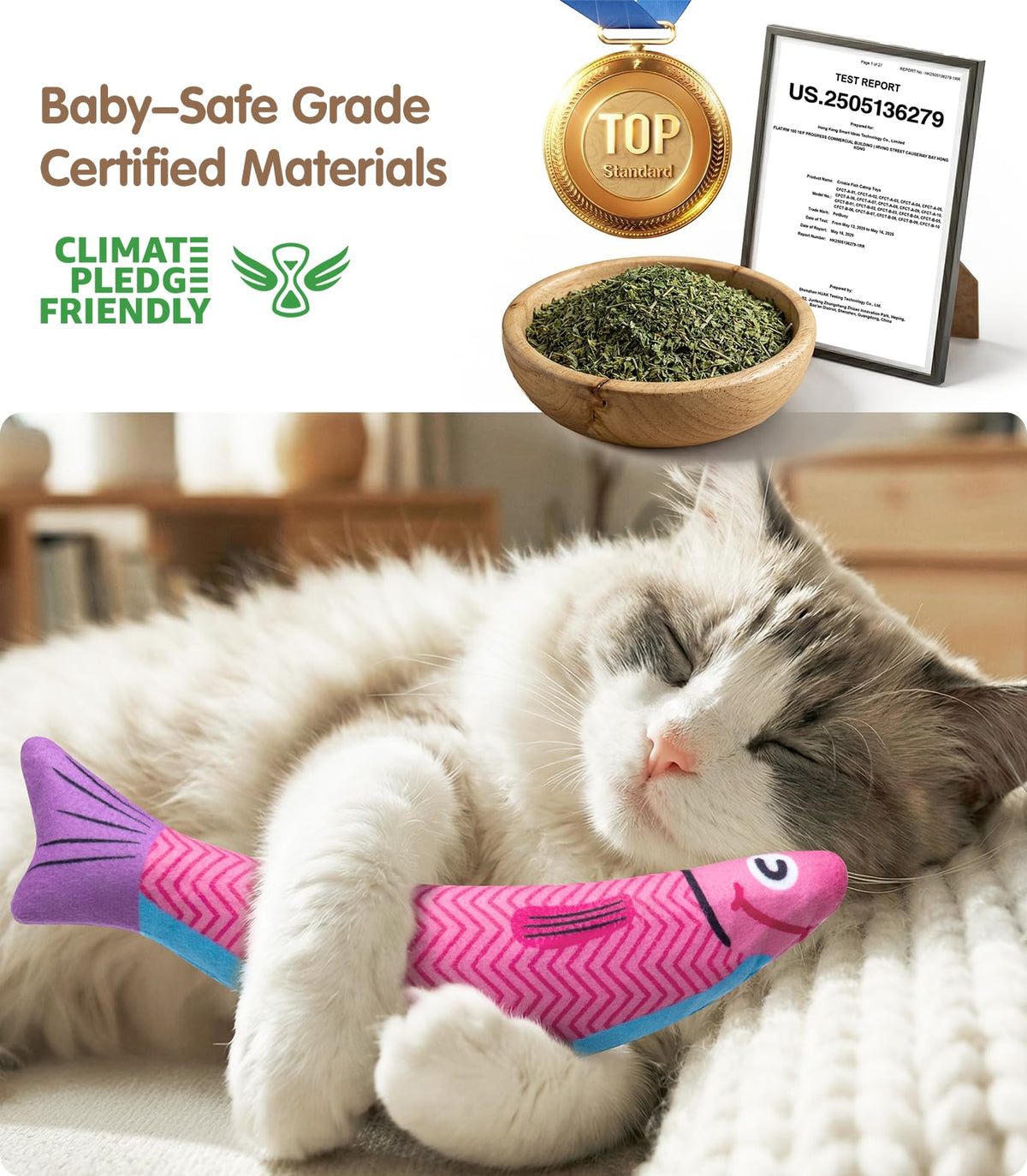 PetBusy Catnip Fish 2Pack