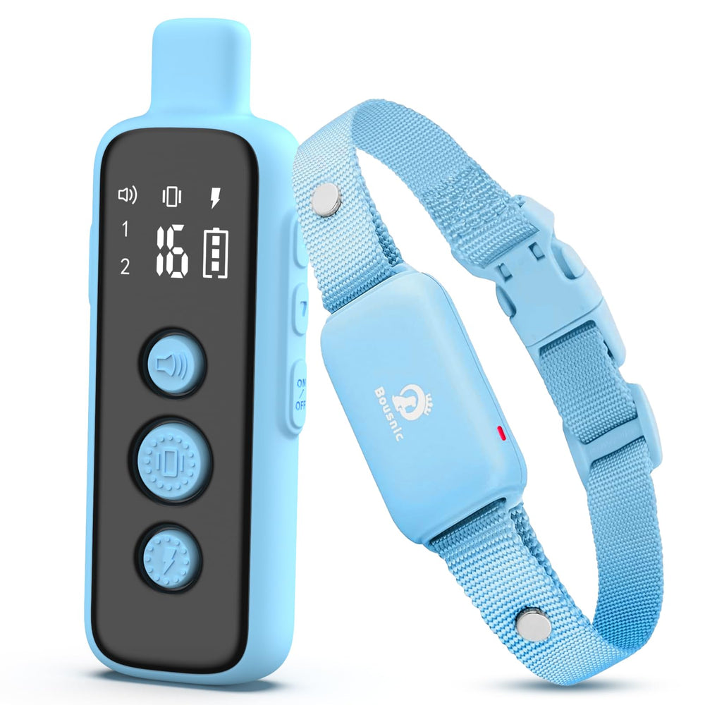 Bousnic Waterproof Rechargeable Dog Training Collar with Remote