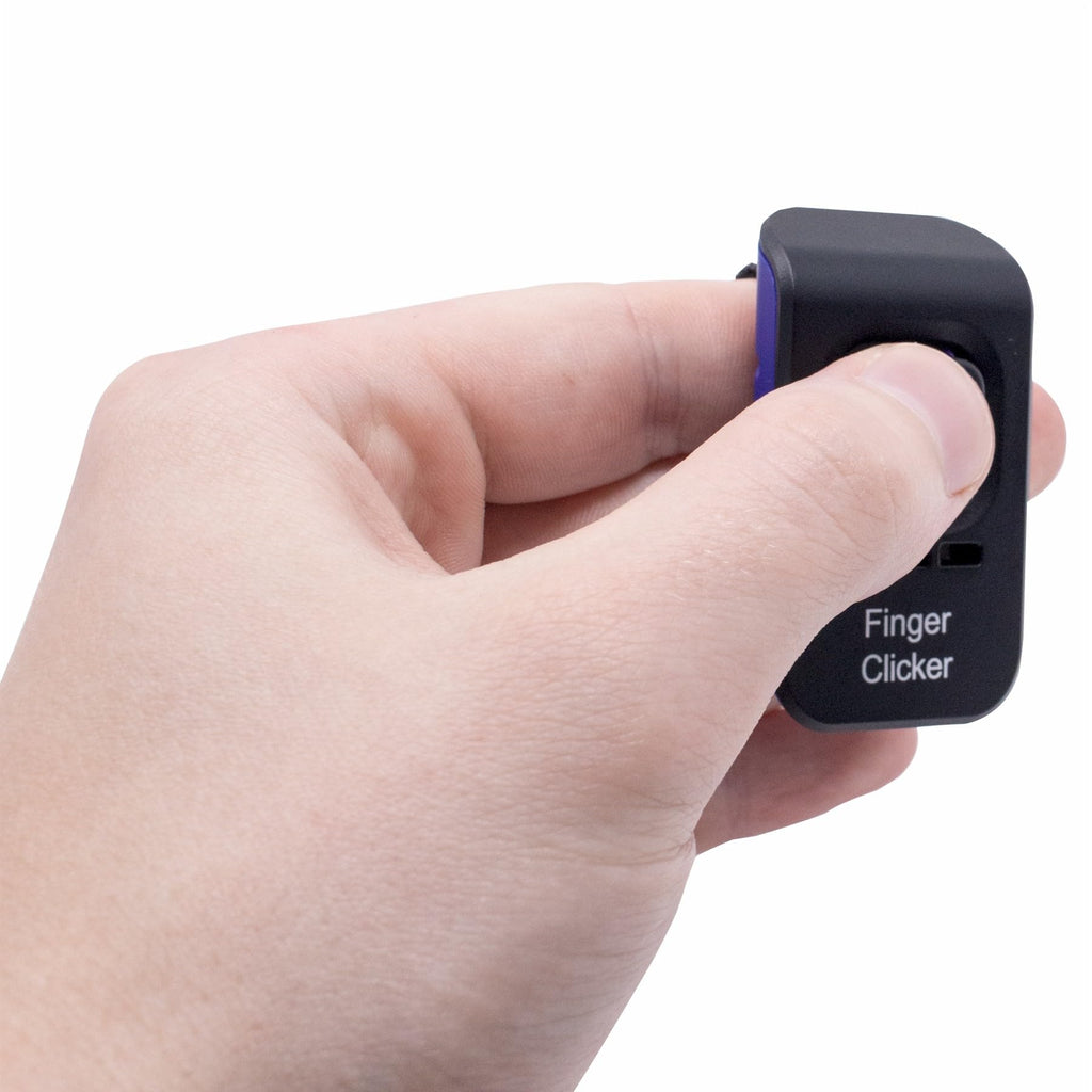 Educator Dog Training Finger Clicker with Audible Sound for Positive Reinforcement, Behavior and Obedience Pet Trainer