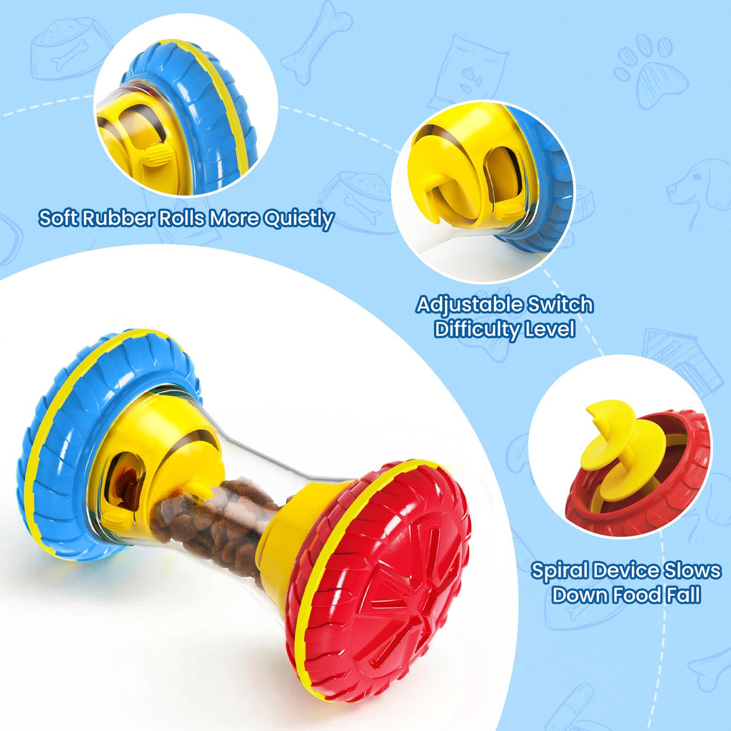 BoYoYo Interactive Dog Puzzle Toy for Smart, Dog Enrichment Toys to Keep Them Busy, Treat Dispensing Dogs Slow Feeder