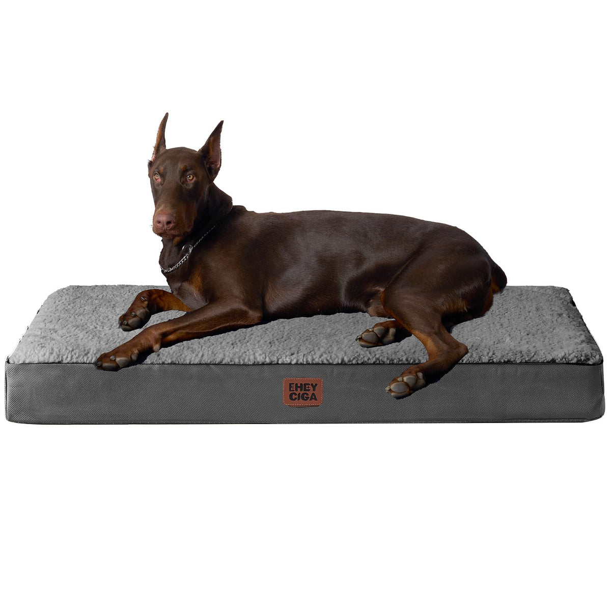 EHEYCIGA Orthopedic Dog Beds for Dogs with Removable Washable Cover for Crate