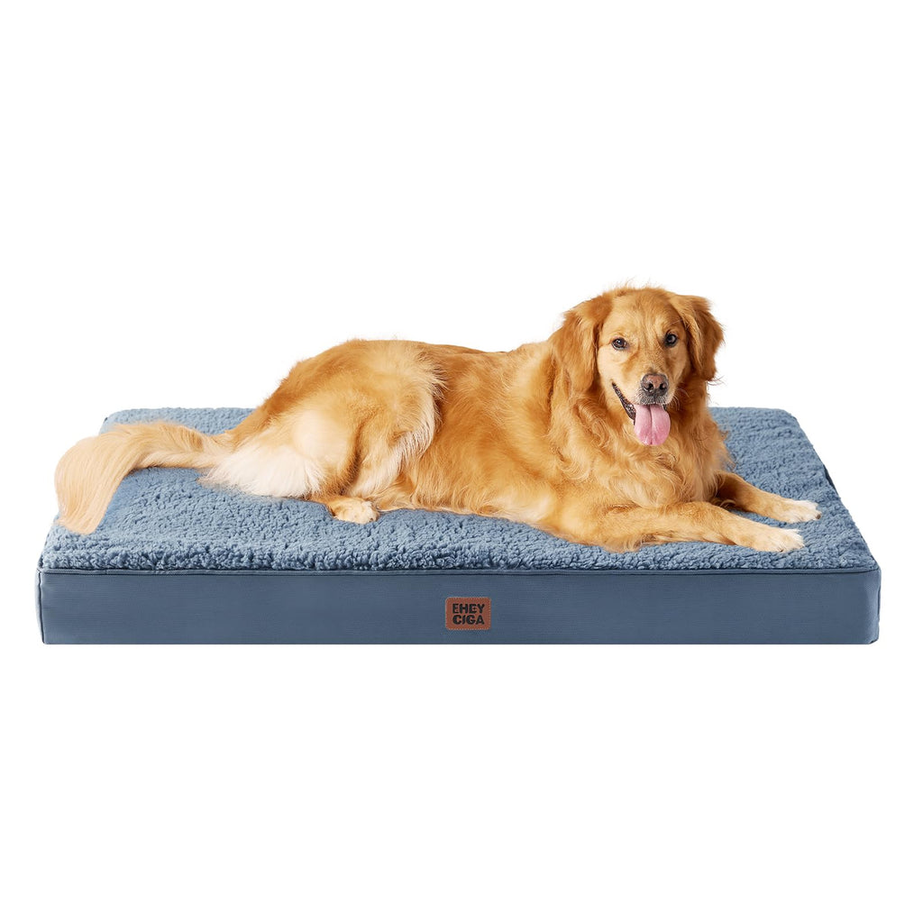 EHEYCIGA Orthopedic Dog Beds for Dogs with Removable Washable Cover for Crate