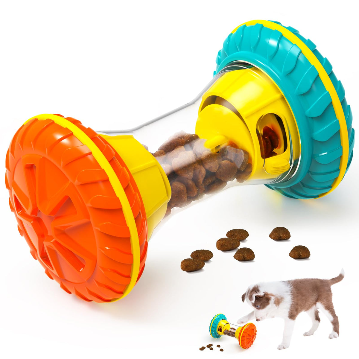 BoYoYo Interactive Dog Puzzle Toy for Smart, Dog Enrichment Toys to Keep Them Busy, Treat Dispensing Dogs Slow Feeder