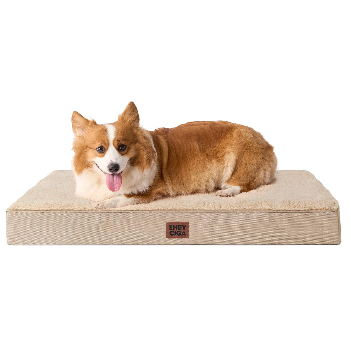 EHEYCIGA Orthopedic Dog Beds for Dogs with Removable Washable Cover for Crate