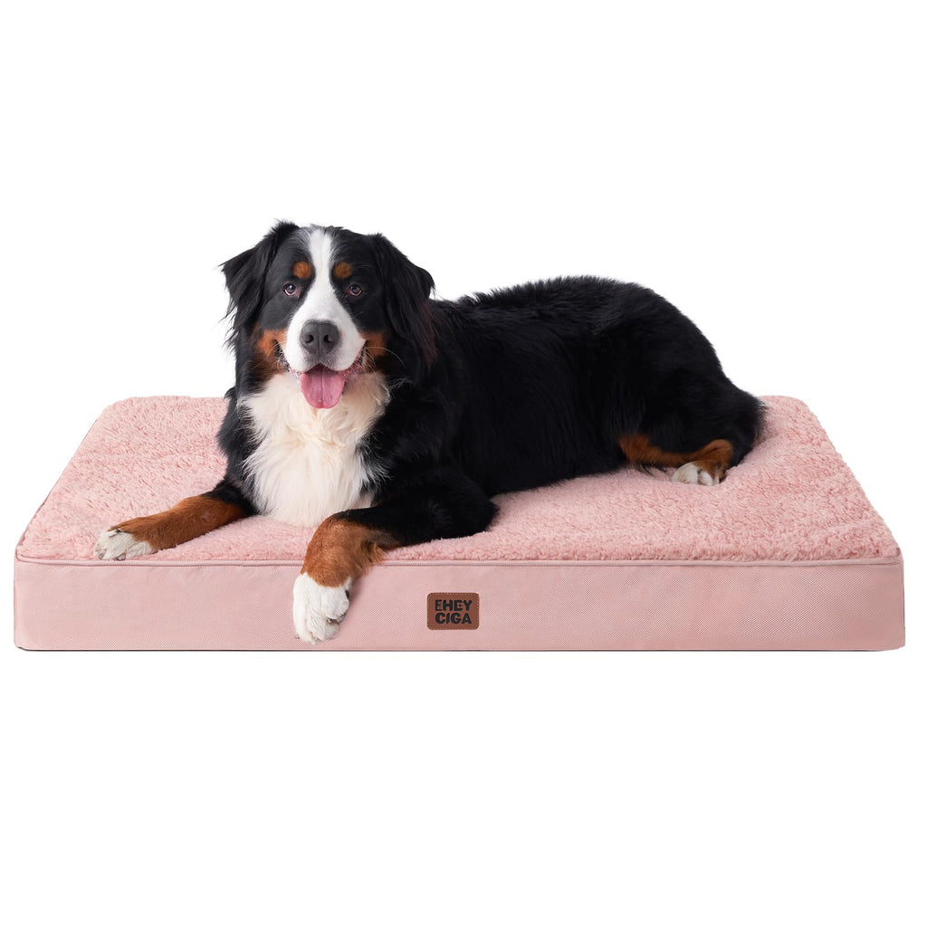 EHEYCIGA Orthopedic Dog Beds for Dogs with Removable Washable Cover for Crate