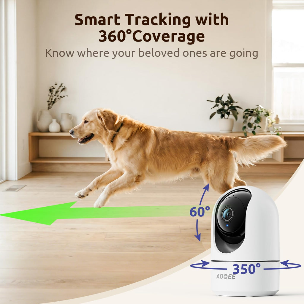 AOQEE 5G Cameras for Home Security Indoor, Pet Monitor w/Phone APP G5