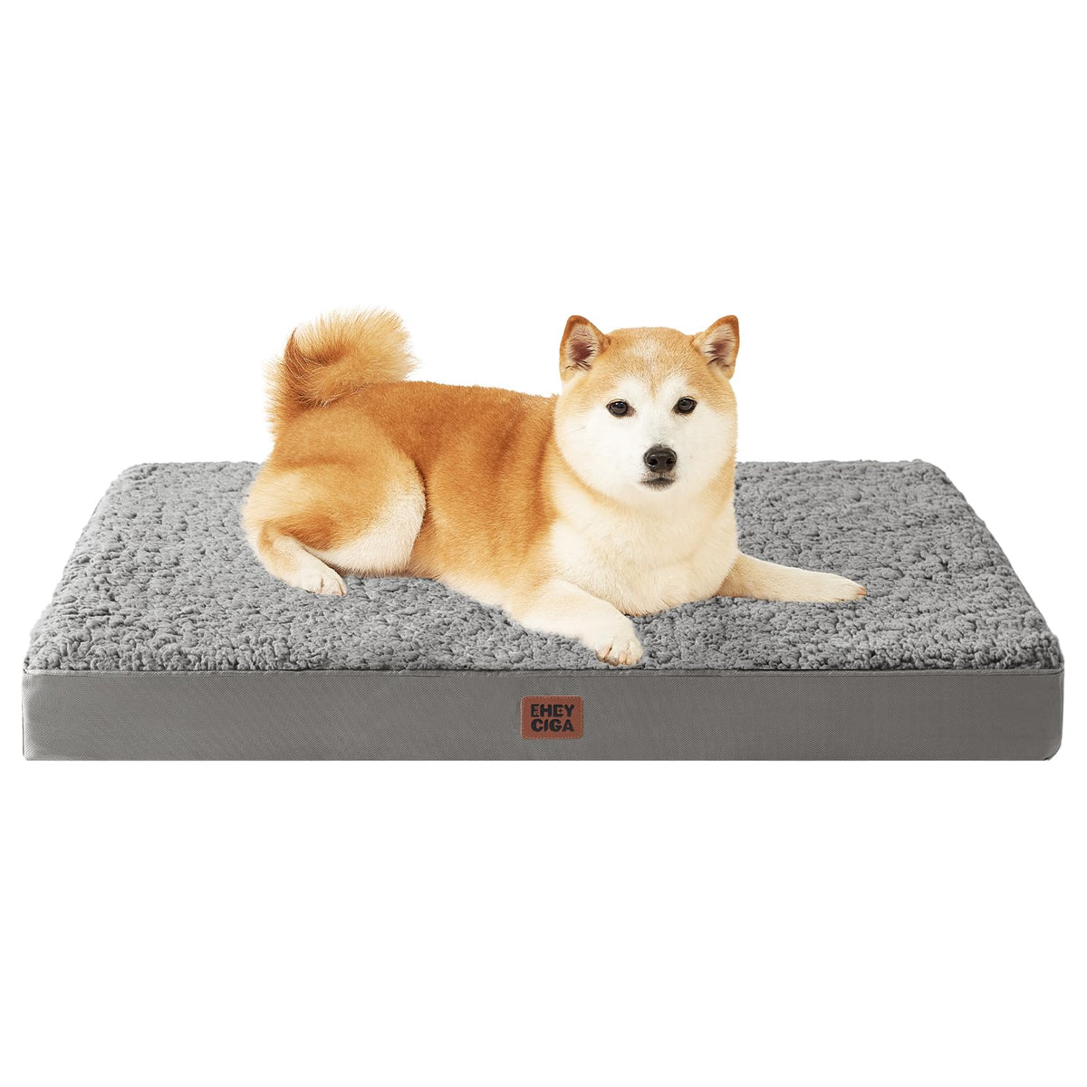 EHEYCIGA Orthopedic Dog Beds for Dogs with Removable Washable Cover for Crate