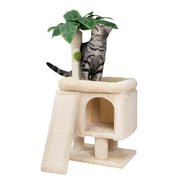 Meowoou 33-Inch Sisal Cat Scratching Post with Hanging Ball