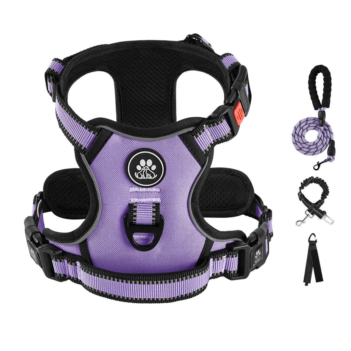IVY&LANE Dog Harness with Leash Set for Small to Large Dogs