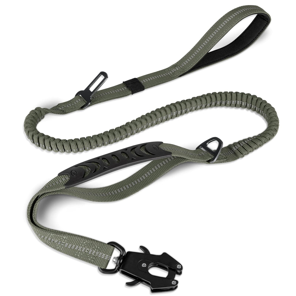 Joytale Tactical Bungee Dog Leash with Shock Absorption