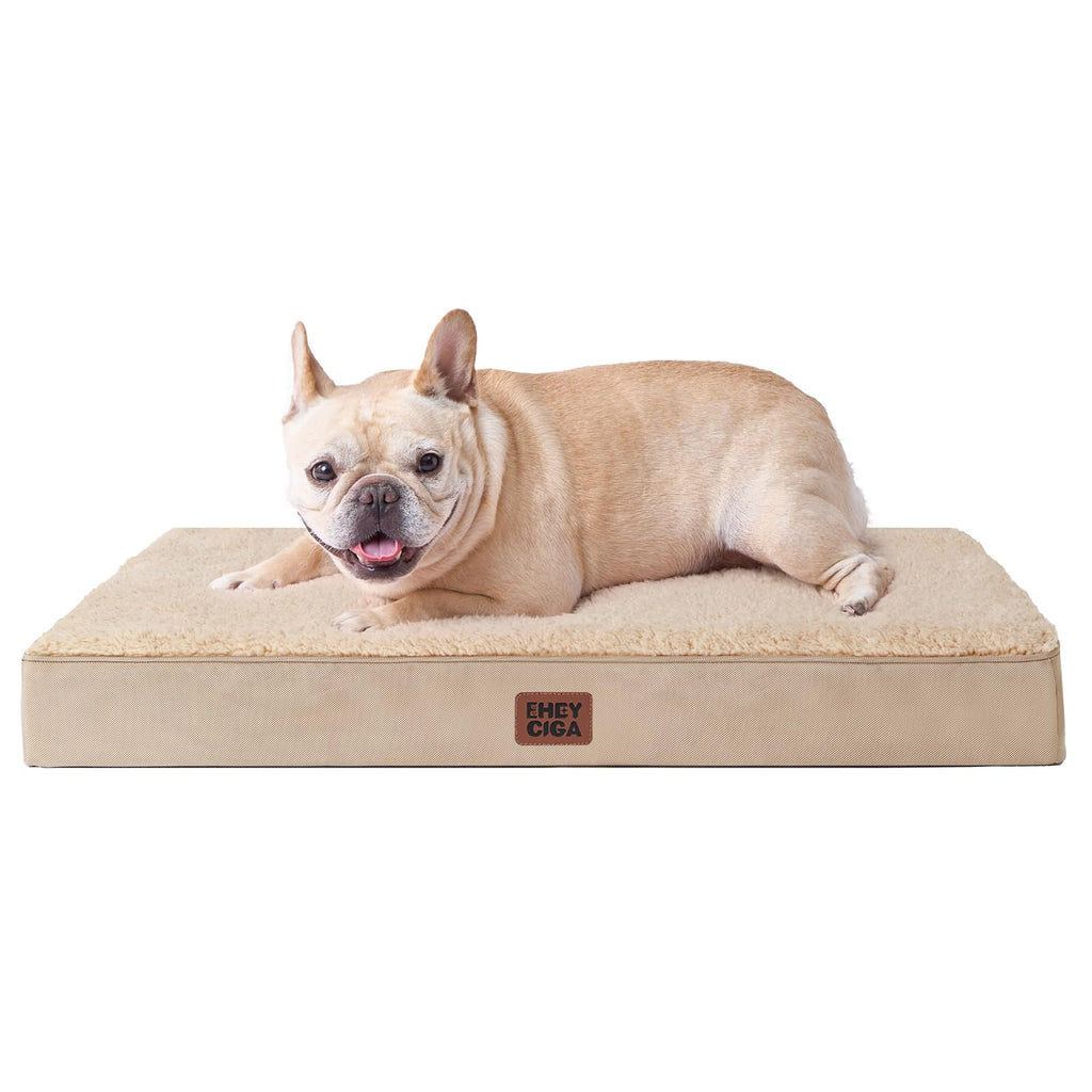 EHEYCIGA Orthopedic Dog Beds for Dogs with Removable Washable Cover for Crate