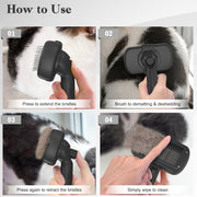 Swihauk Self-Cleaning Slicker Brush for Dogs & Cats