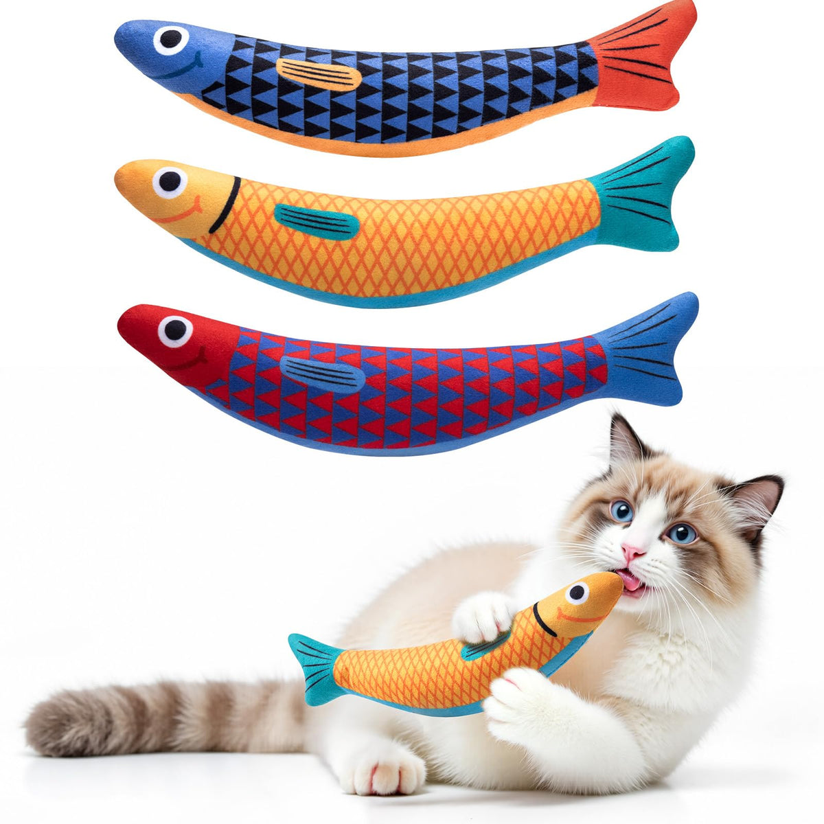 PetBusy Catnip Fish 2Pack