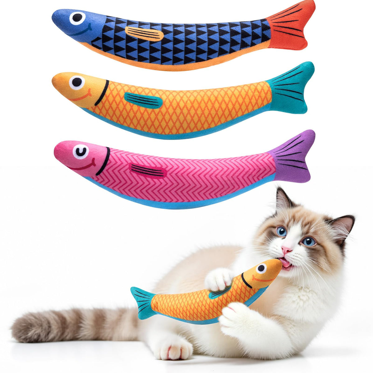 PetBusy Catnip Fish 2Pack