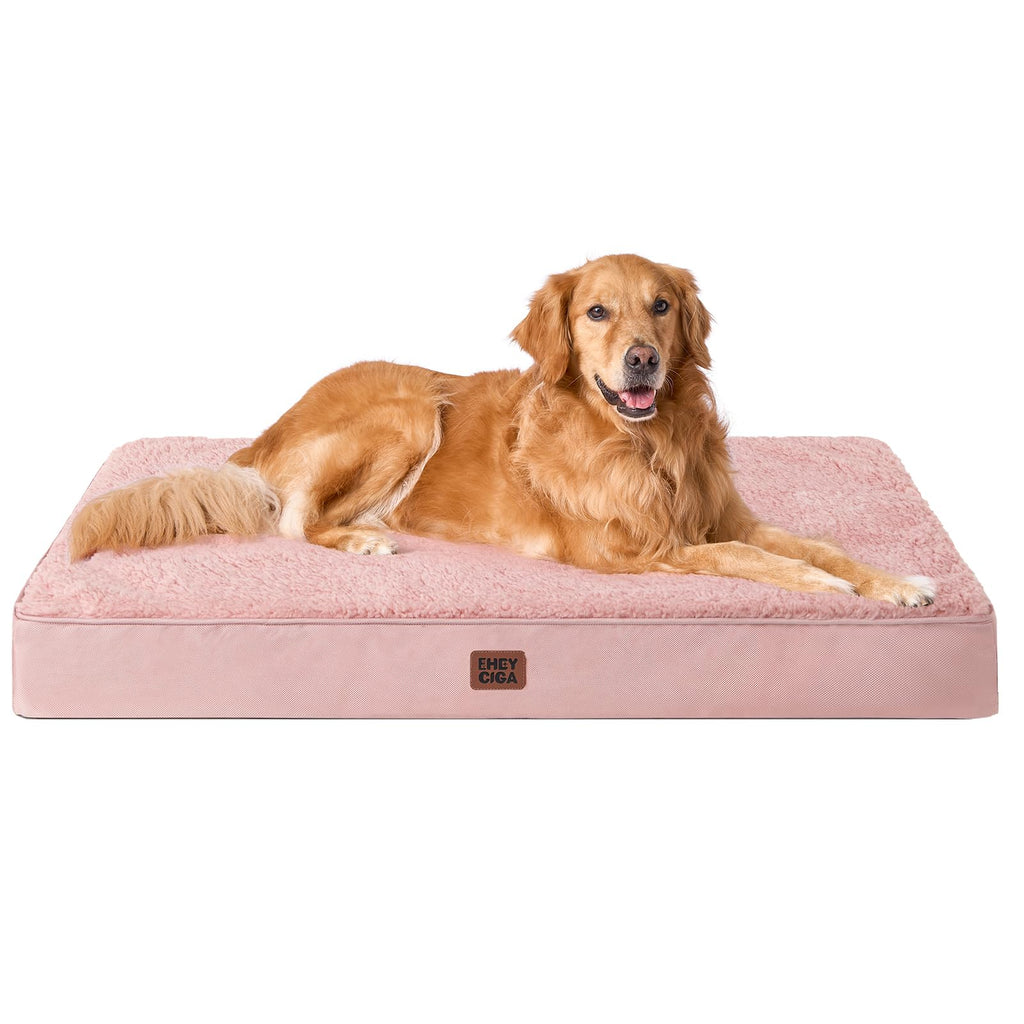 EHEYCIGA Orthopedic Dog Beds for Dogs with Removable Washable Cover for Crate