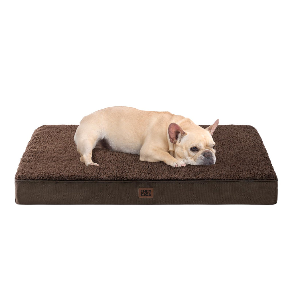 EHEYCIGA Orthopedic Dog Beds for Dogs with Removable Washable Cover for Crate