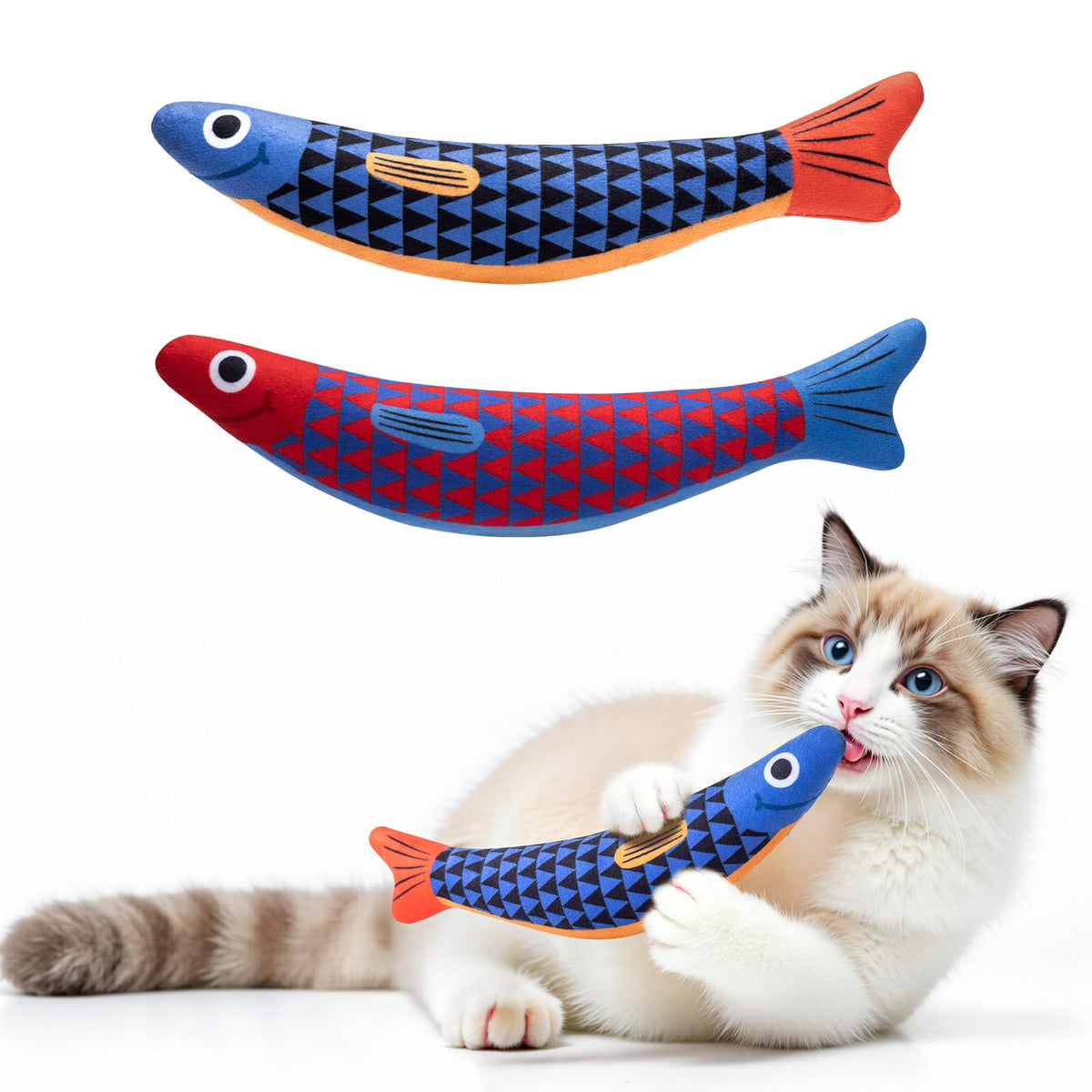 PetBusy Catnip Fish 2Pack