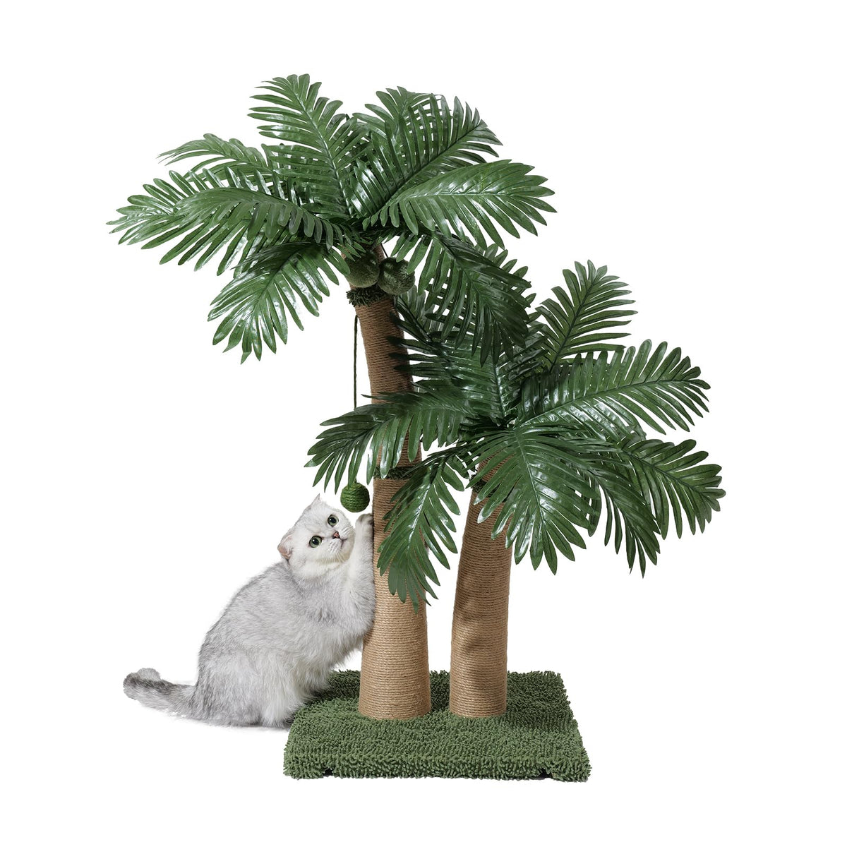 Furlogy Combinable Cat Scratching Post Cat Scratcher for Indoor Cats and Outdoor