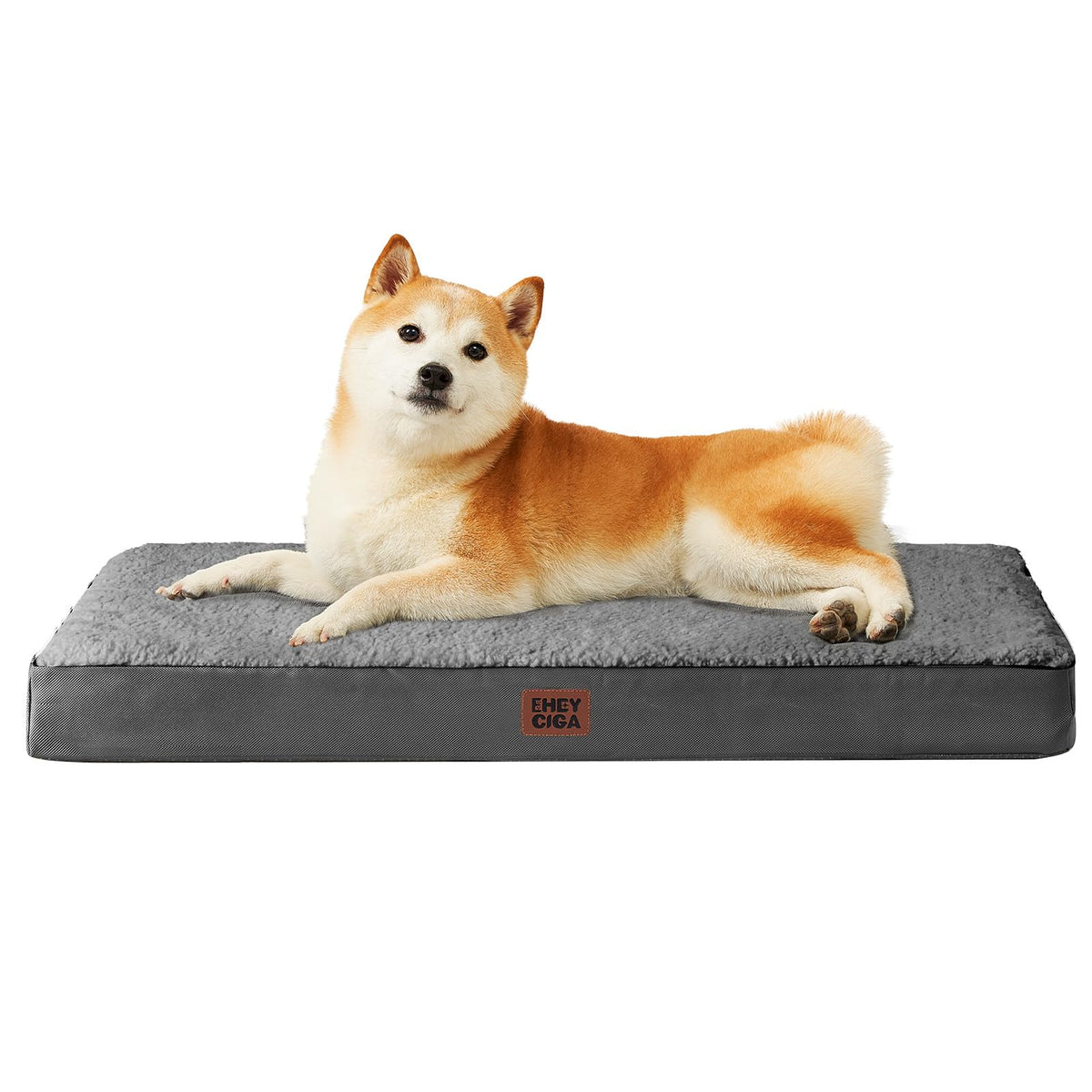 EHEYCIGA Orthopedic Dog Beds for Dogs with Removable Washable Cover for Crate