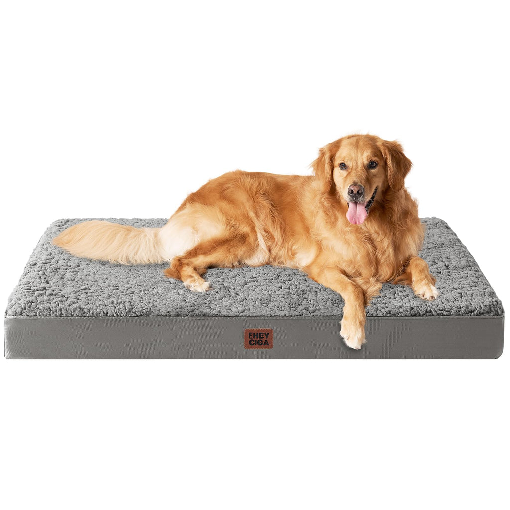 EHEYCIGA Orthopedic Dog Beds for Dogs with Removable Washable Cover for Crate