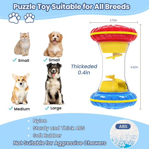 BoYoYo Interactive Dog Puzzle Toy with Treat Dispenser