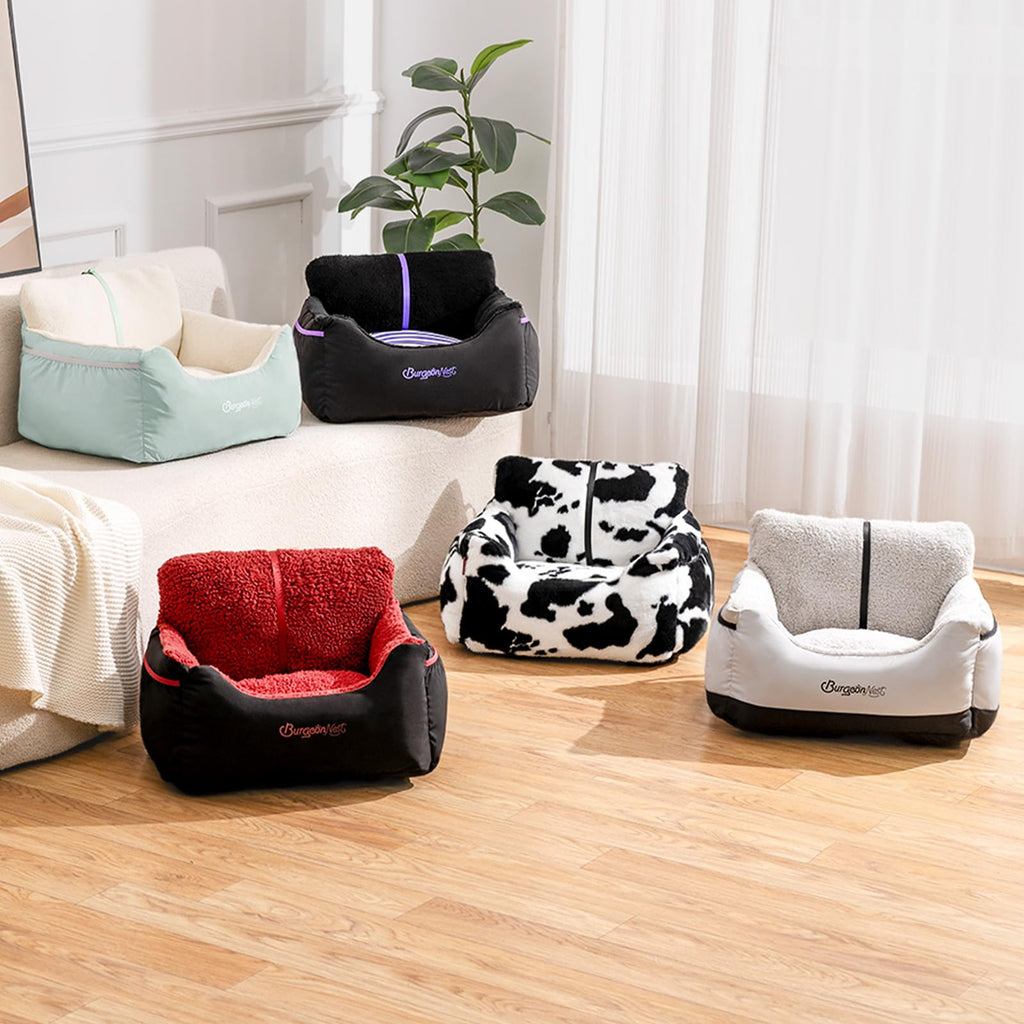 BurgeonNest Dog Car Seat for Small Dogs Comfort Dog Bed