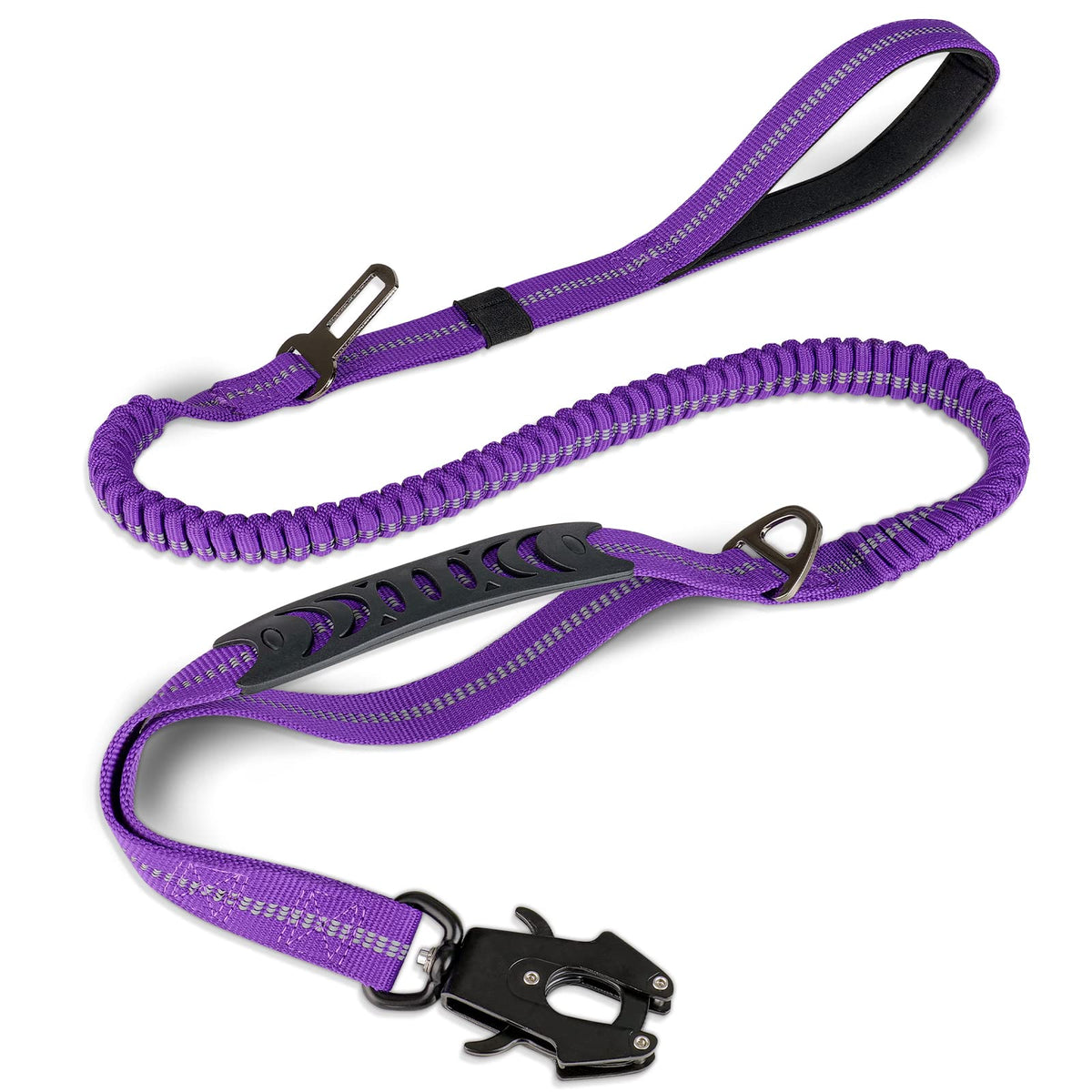 Joytale Tactical Bungee Dog Leash, Shock Absorbing No Pull