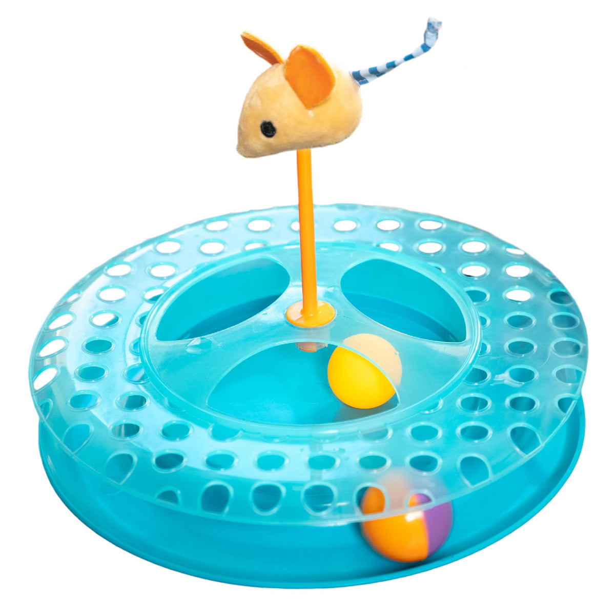 Catstages Cat Track Toy, Rolling Ball Toy for Indoor Cats