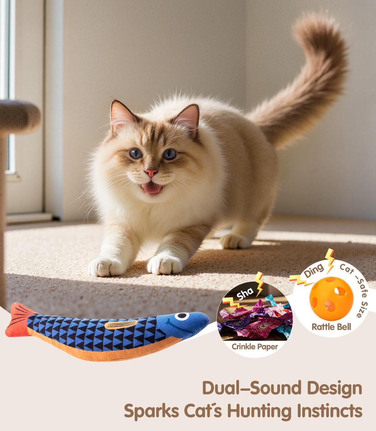 PetBusy Catnip Fish 2Pack