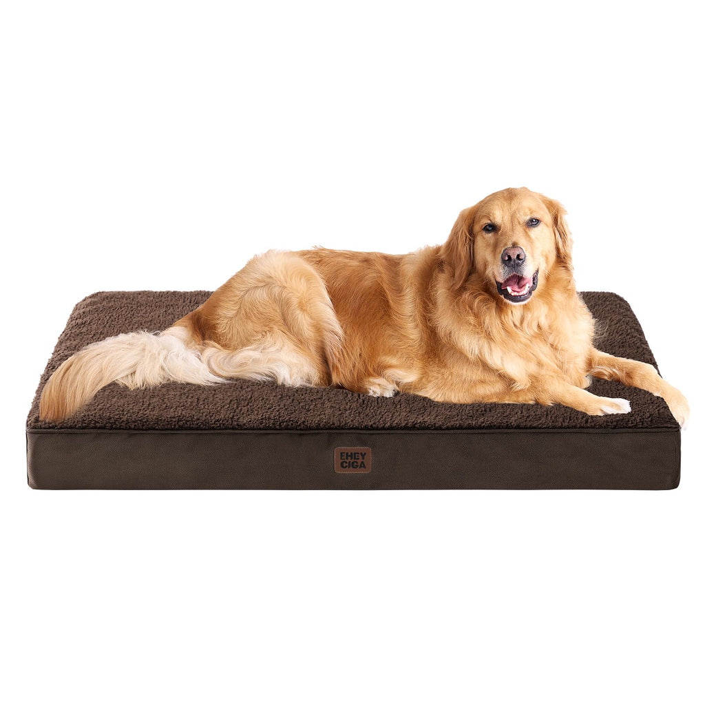 EHEYCIGA Orthopedic Dog Beds for Dogs with Removable Washable Cover for Crate