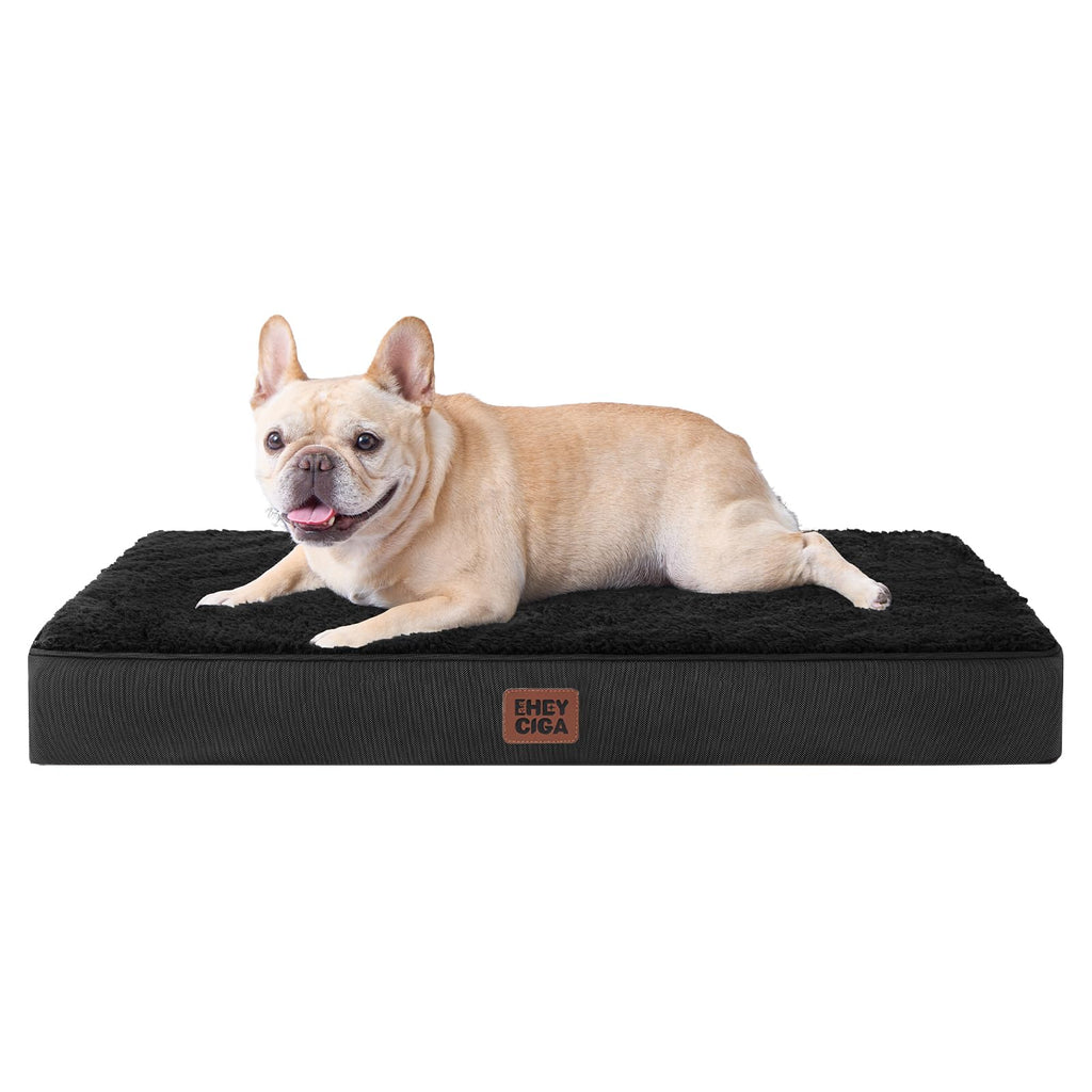 EHEYCIGA Orthopedic Dog Beds for Dogs with Removable Washable Cover for Crate