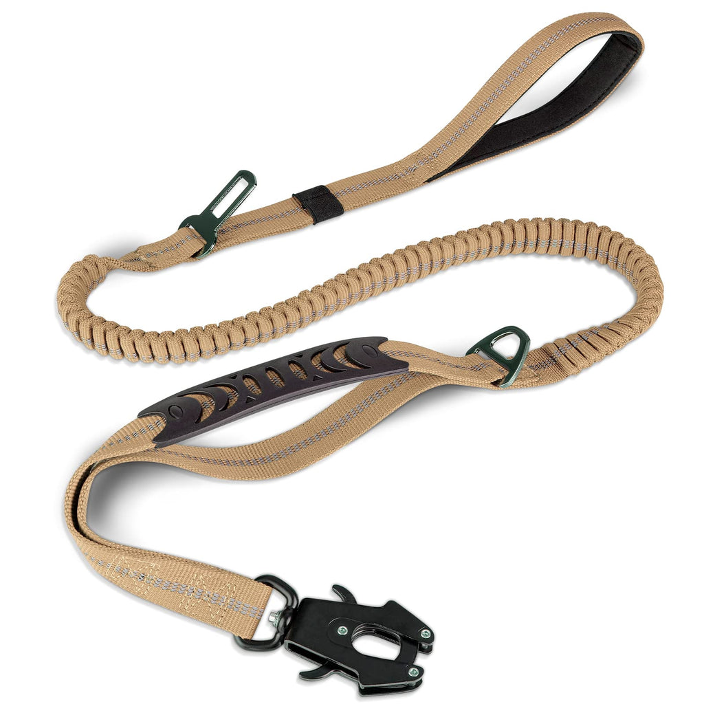 Joytale Tactical Bungee Dog Leash, Shock Absorbing No Pull