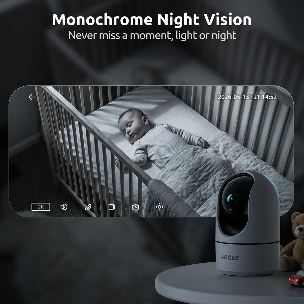 AOQEE 5G Cameras for Home Security Indoor, Pet Monitor w/Phone APP G5